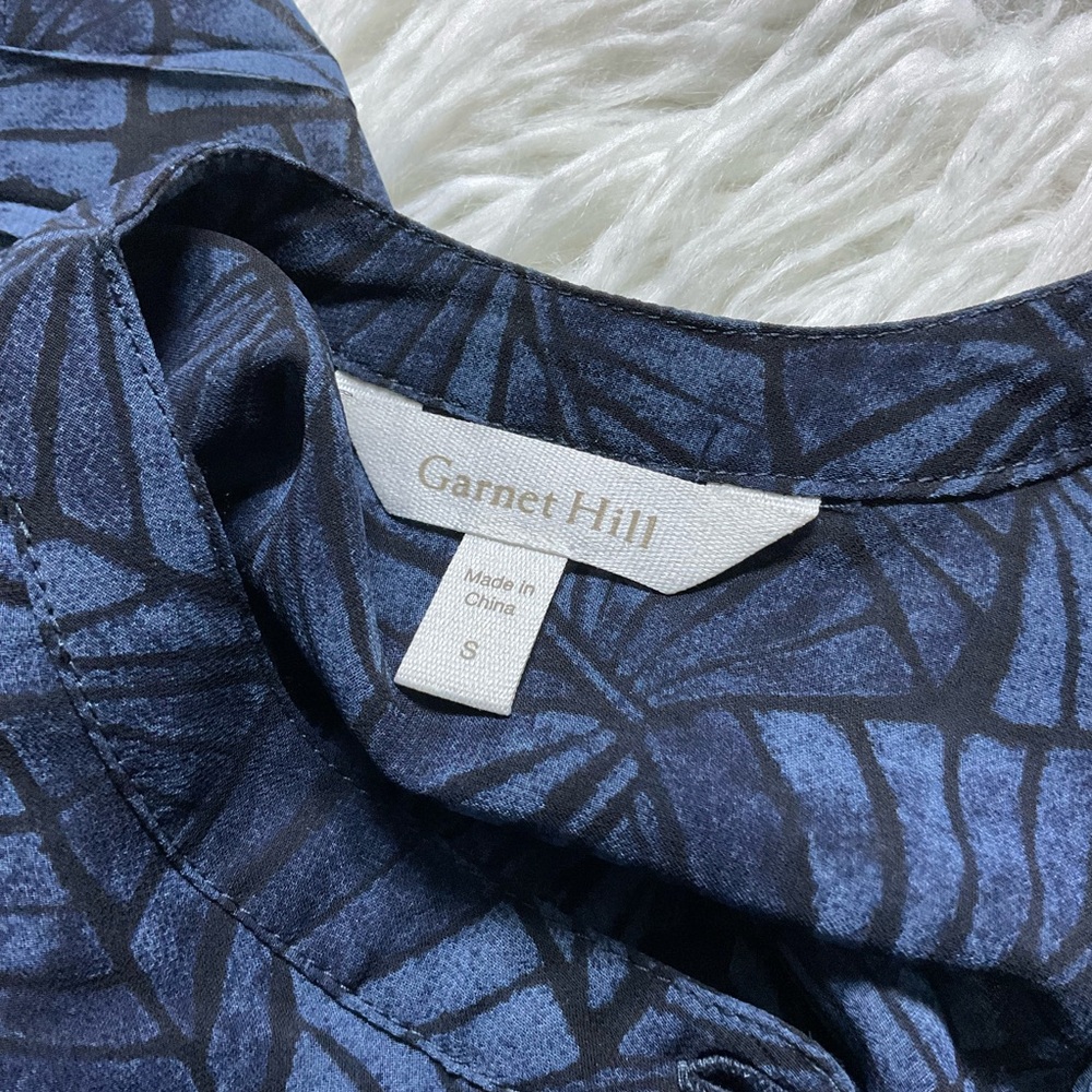 NWOT Garnet Hill Mara Pleated Trapeze Dress - Picture 3 of 5